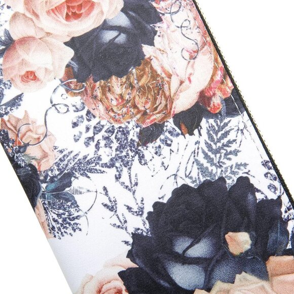 Women RFID Wallet Card Holder Slim Zipper Purse Coin ID Travel Clutch - Picture 9 of 9